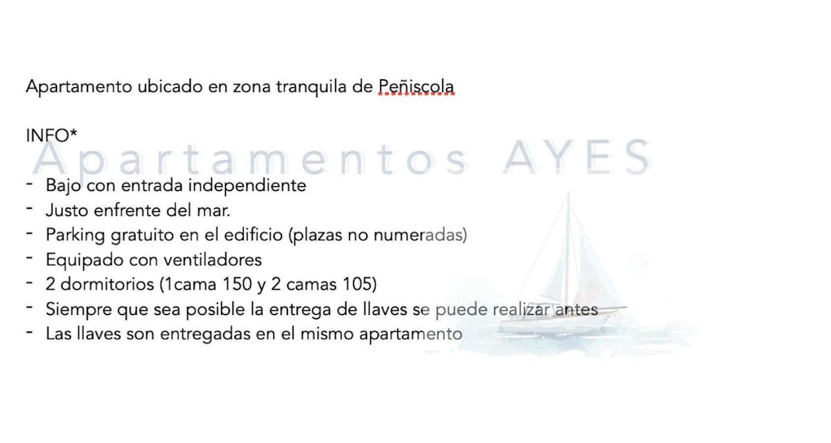 Apartamento Playa Norte Peñíscola Esterno foto